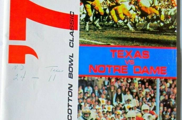 The 1971 Cotton Bowl with Nancy