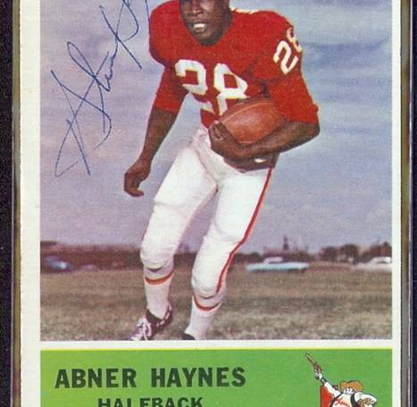I Nominate Abner Haynes for the College and Pro Football Halls of Fame