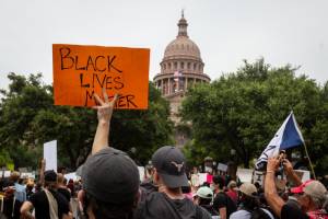 OBLM protest at Texas capitol