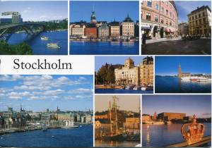Stockholm post card