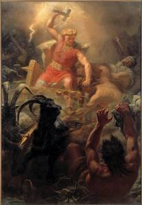 Norse god Thor